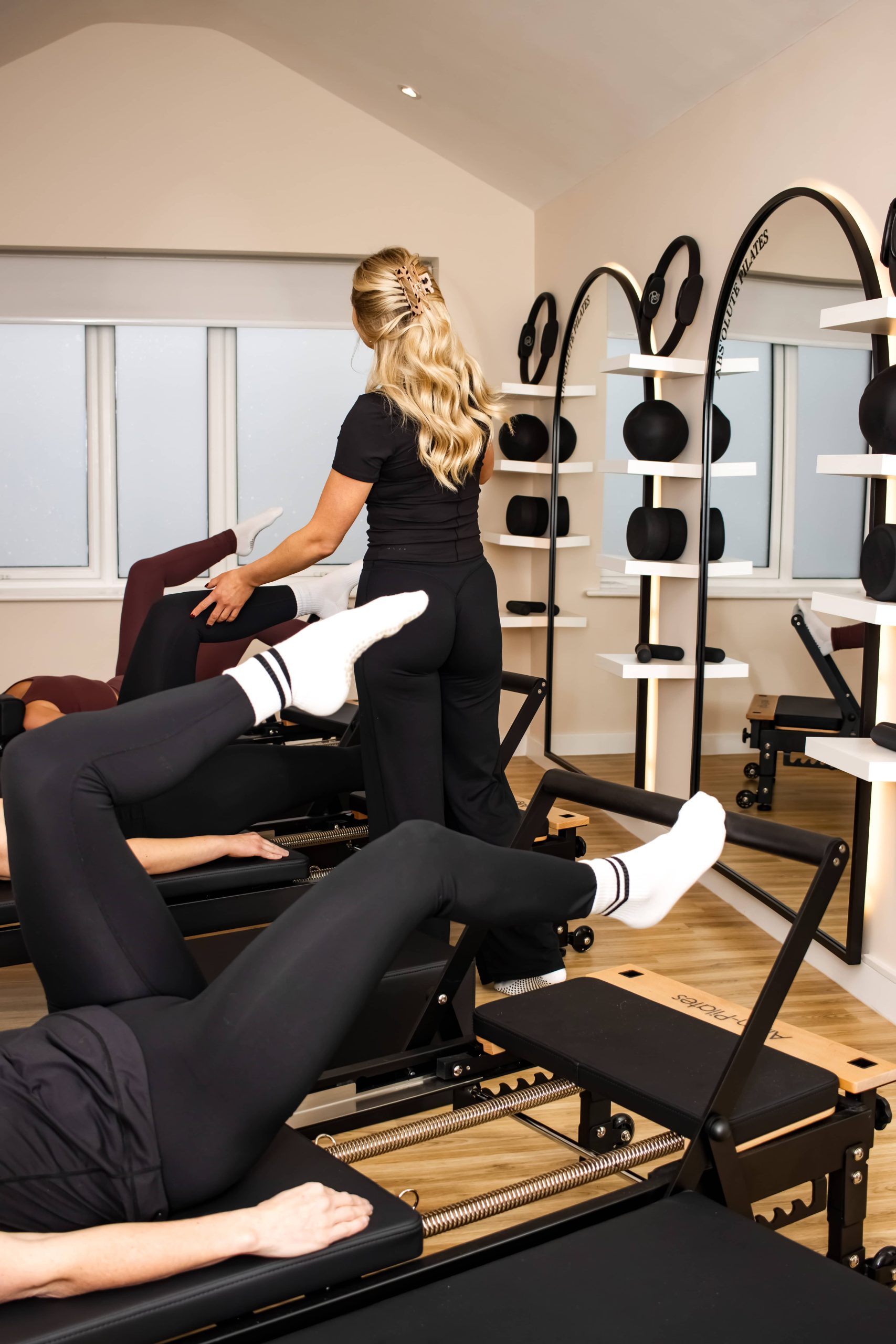 Pilates session at the Abs'olute Pilates studio
